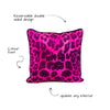 Victoria Jane - Peony Power Velvet Cushion back info