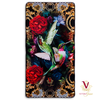 Victoria Jane - rose bird high quality polyester microfibre Towel bright vibrant Forest Fantasy Collection, beautiful floral pattern
