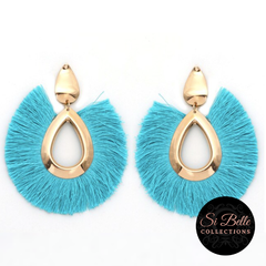 Si Belle Collections - Blue Simba Earrings