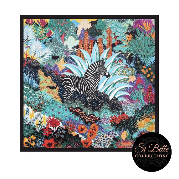 Si Belle Collections - Zebra in Wild Scarf