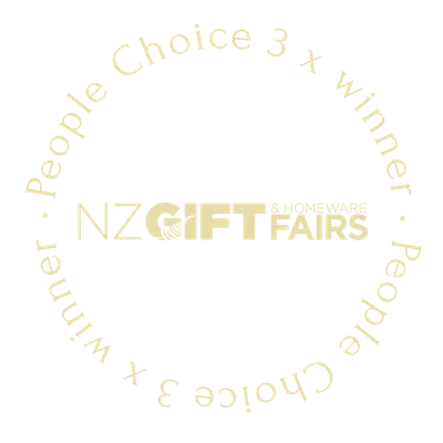 People’s Choice 3× winner, NZ Gift Fairs