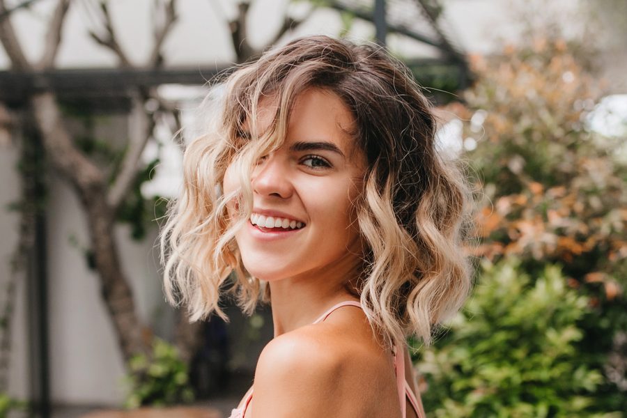 Soft permed waves at V For Hair