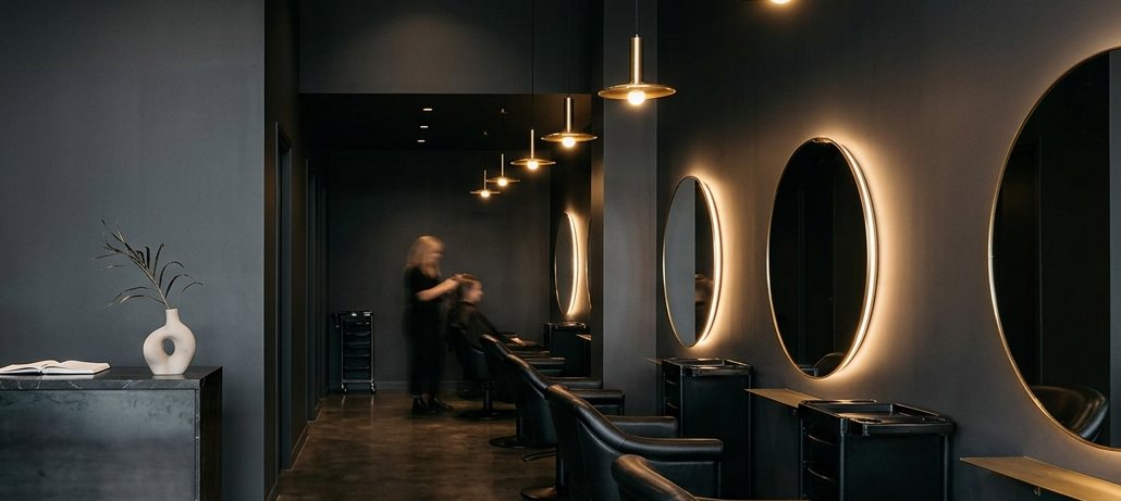 Inside the V For Hair salon in Merivale, Christchurch